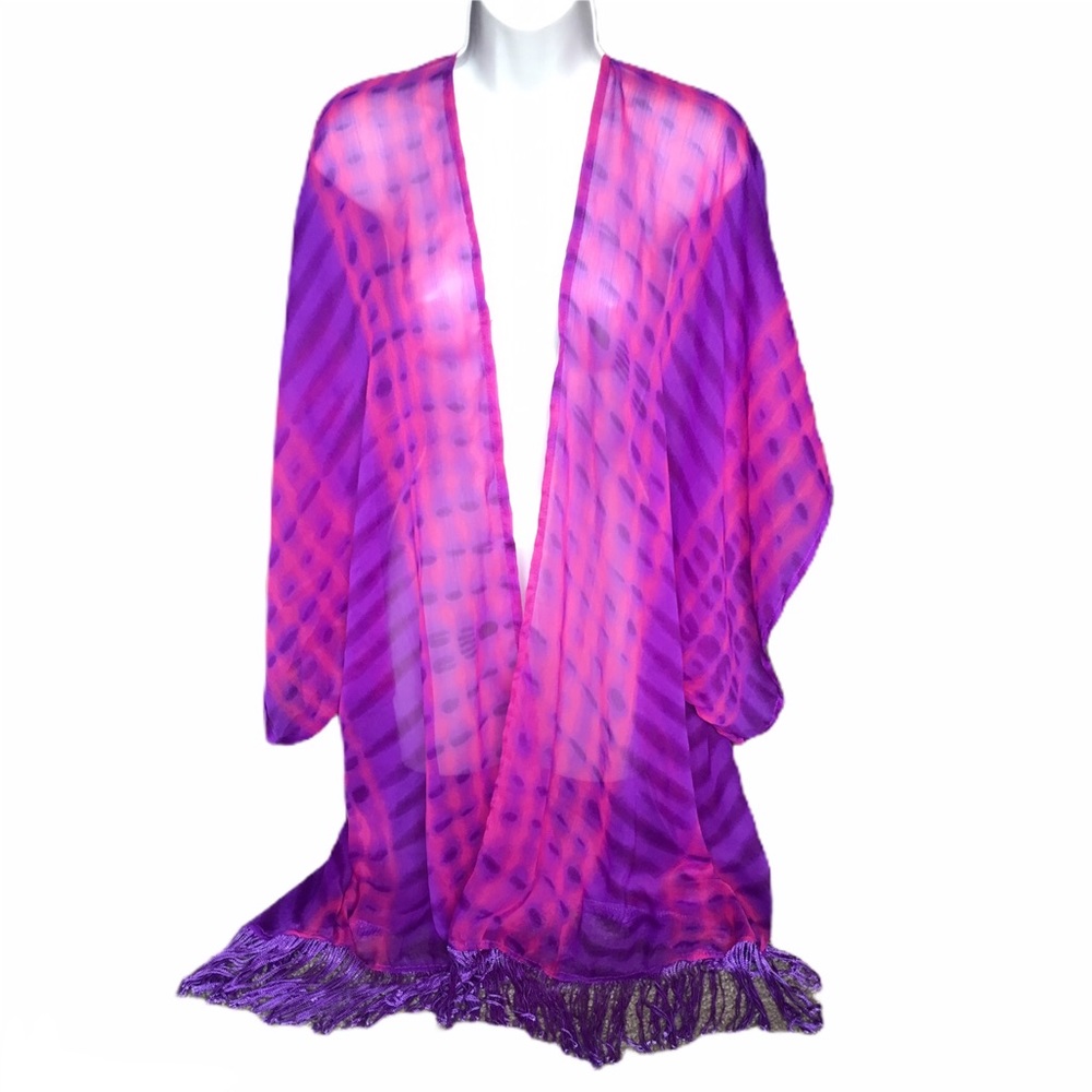 Highness Waterfall Cardigan with Fringed bottom